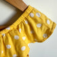 Yellow Polka Dot Ruffle Jumpsuit / 3T