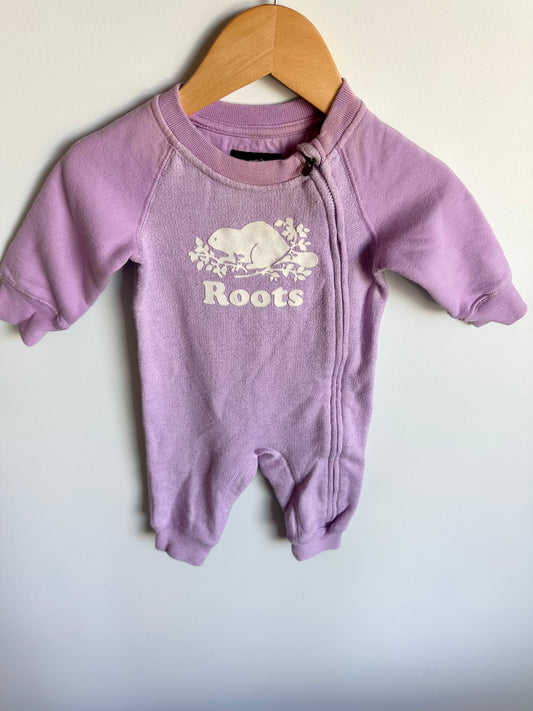 Roots Pink Jumpsuit / 3-6m