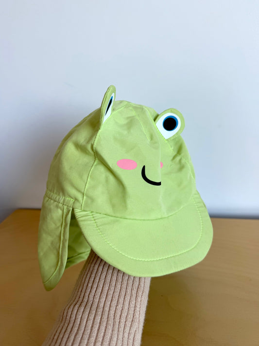 Frog Green Hat / 0-12m