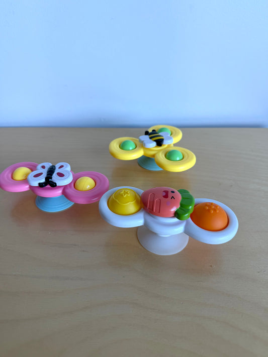 Spinner Suction 3 Toys (No Shipping)