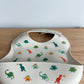 Dino Pattern Silicone Bib