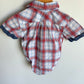 Plaid Collared Bodysuit / 3-6m
