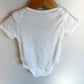 White T-Shirt Bodysuit / 18-24m