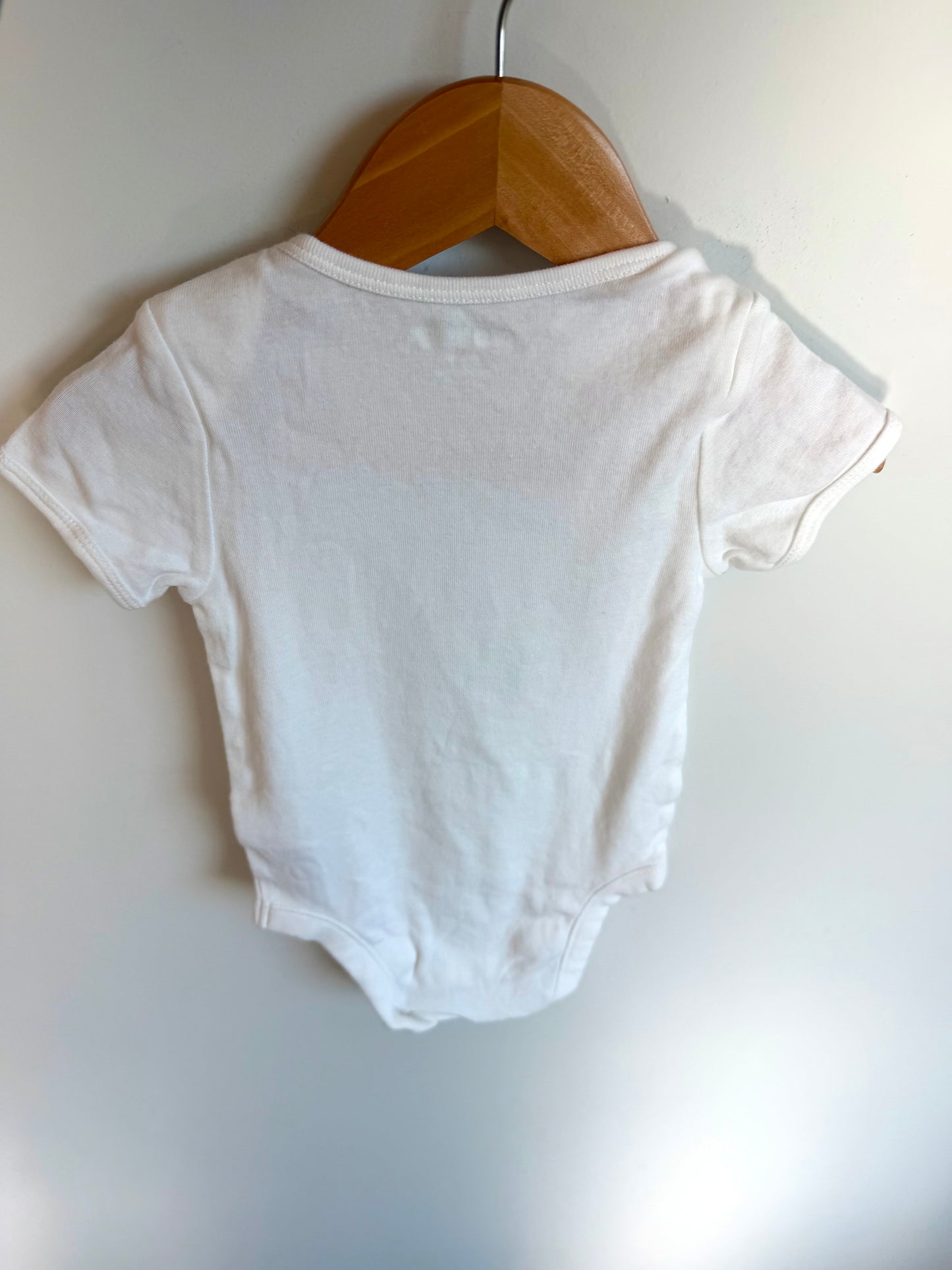 White T-Shirt Bodysuit / 18-24m