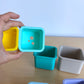 Colorful Nesting Square Cups (No Shipping)