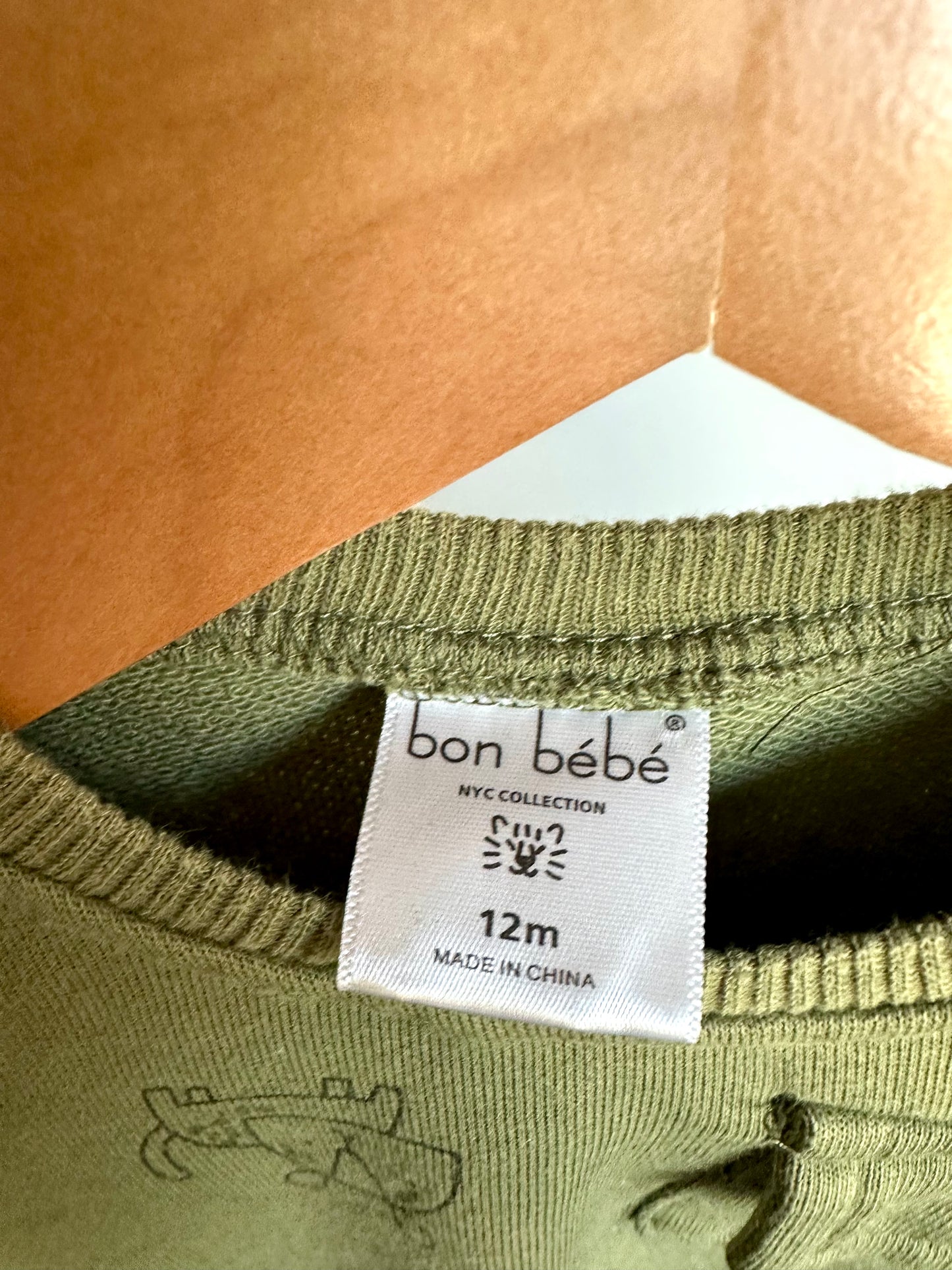 Green Animals Crewneck / 12m