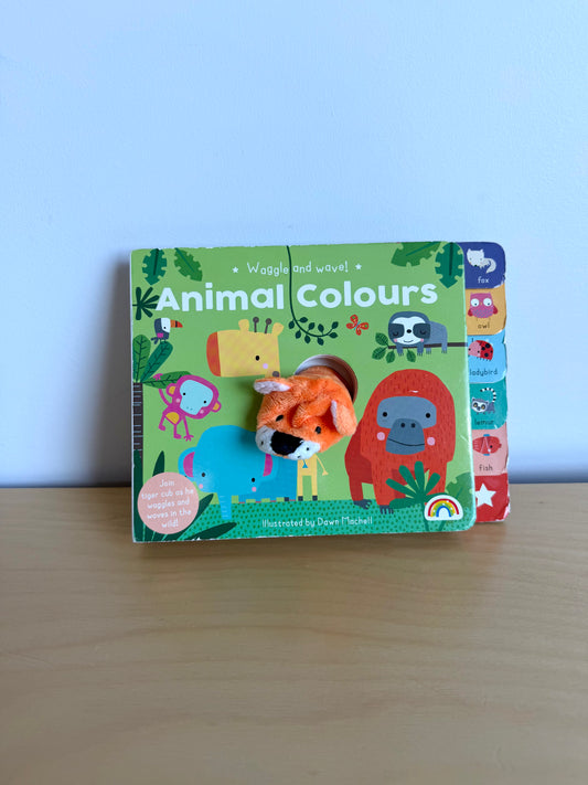 Animal Colors Puppet Book / 0-2 years (No Shipping)