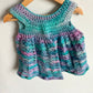 Handmade Teal + Purple Tunic / 18m?