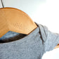 Grey Cotton Bodysuit / 0m