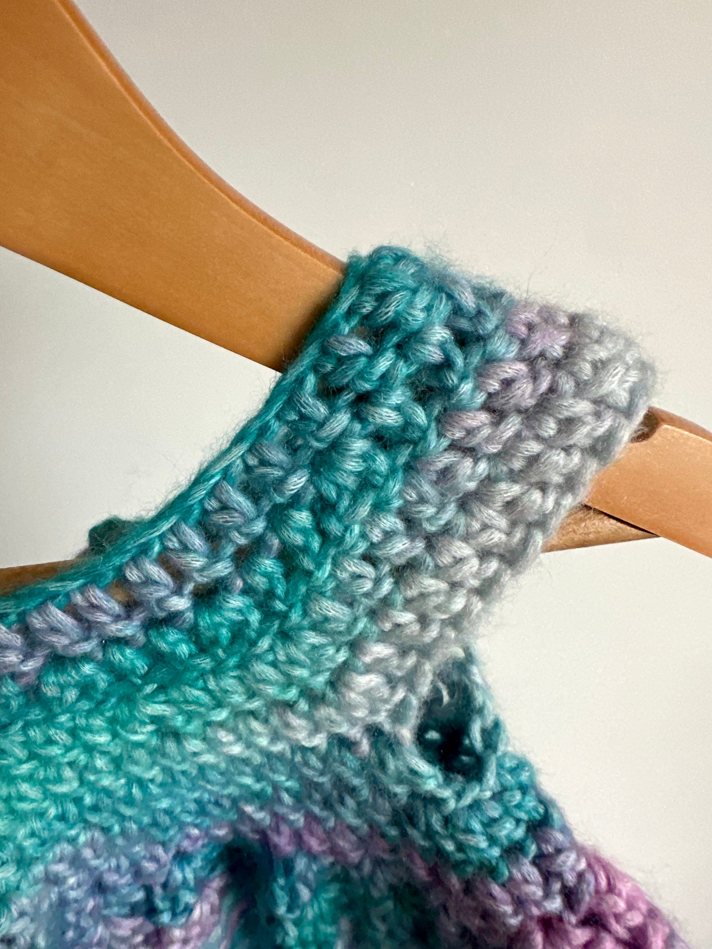 Handmade Teal + Purple Tunic / 18m?