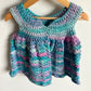Handmade Teal + Purple Tunic / 18m?