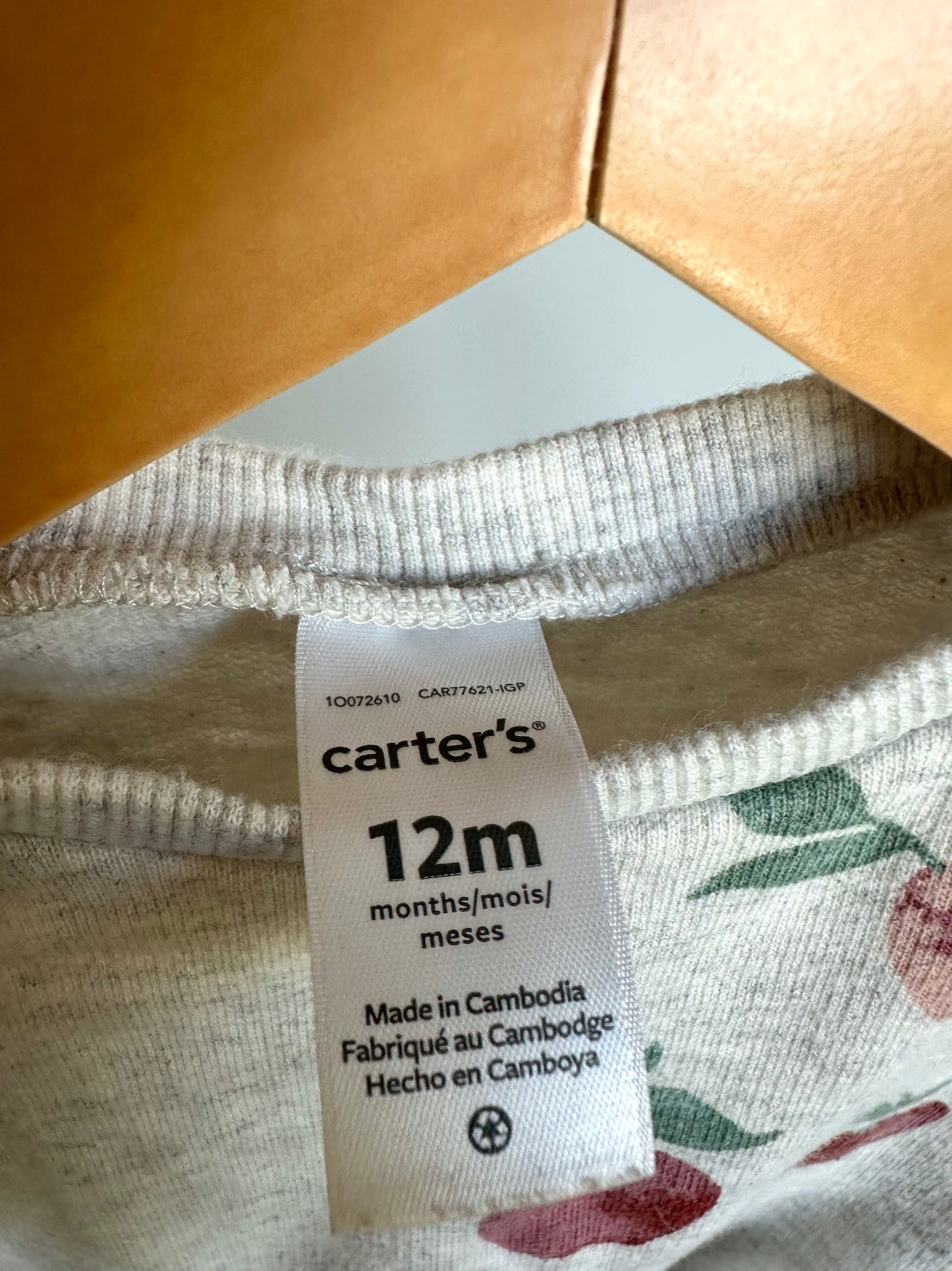 Grey Apple Crewneck / 6m