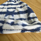 Blue + White Tie Dye Hat / 0-6m