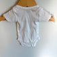 Gerber Cotton White Bodysuit / 0-3m