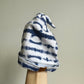 Blue + White Tie Dye Hat / 0-6m