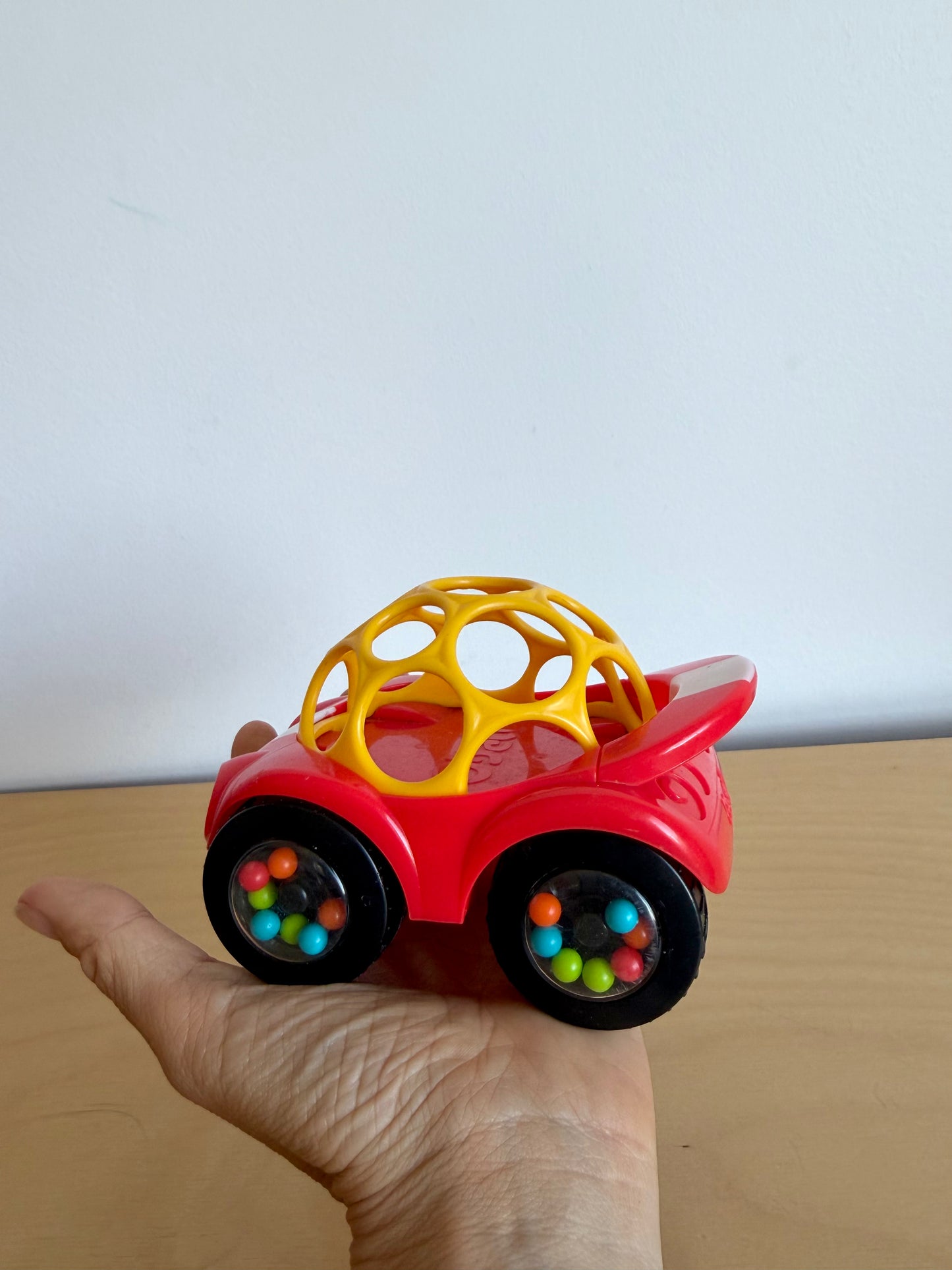 Rattle Wheel Grab Car Toy