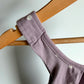 H&M Dot Purple Overall Bubble Romper / 3T