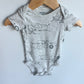Grey Elephant with Friends Bodysuit / 6m