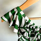 Green Leaf Ruffle Swimsuit / 2T