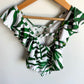 Green Leaf Ruffle Swimsuit / 2T