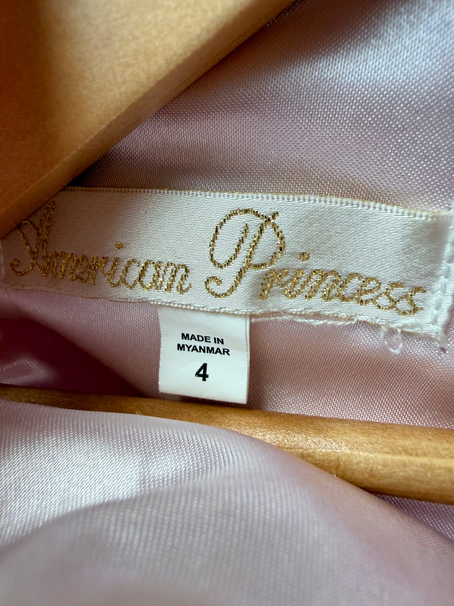 Formal Pink Belt Jewel Dress (PLAY) / 4T