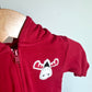 Red Moose Hoodie / 0-3m