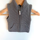Grey Zipper Vest / 0-3m