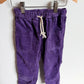 Purple Corduroy Pants / 3-4T
