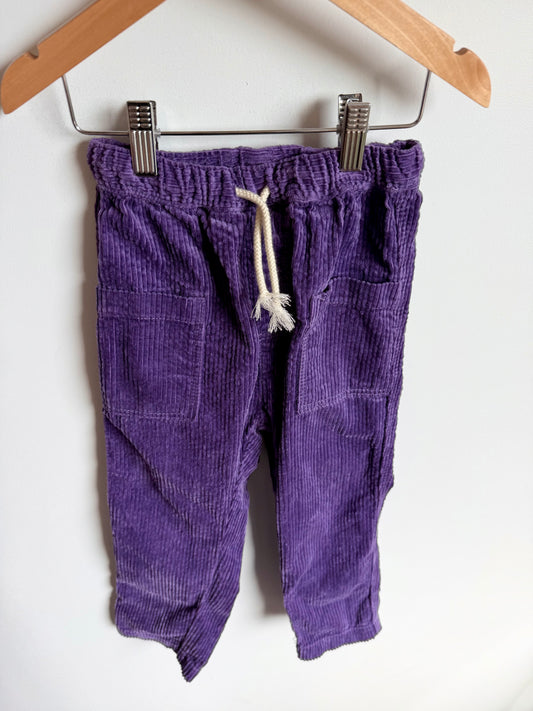 Purple Corduroy Pants / 3-4T