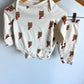 Gap Organic Teddy Bodysuit + Pants Set / 3-6m