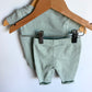Sage Organic Ribbed Bodysuit + Pants Set / 3m