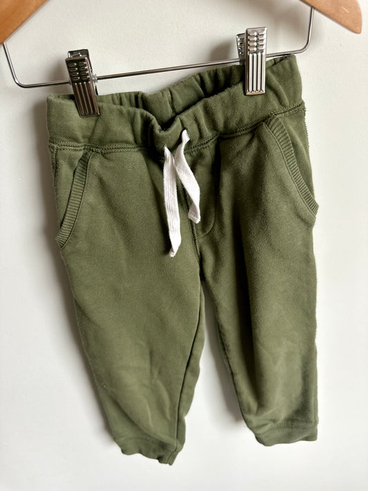 Green Drawstring Tapered Pants (PLAY) / 3T