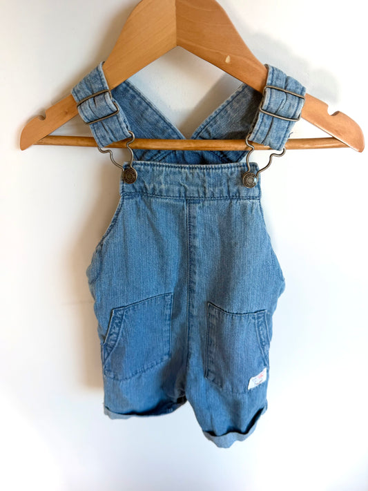 Denim Like Shorts Overalls / 12m
