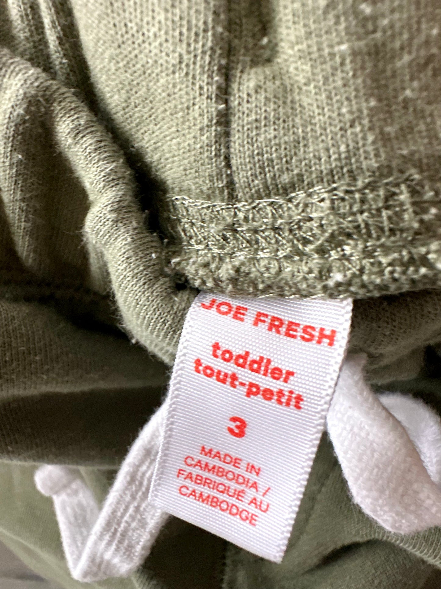 Green Drawstring Tapered Pants (PLAY) / 3T