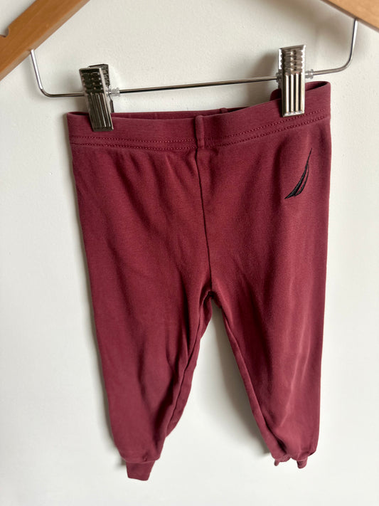 Nautica Maroon Cotton Pants / 3T
