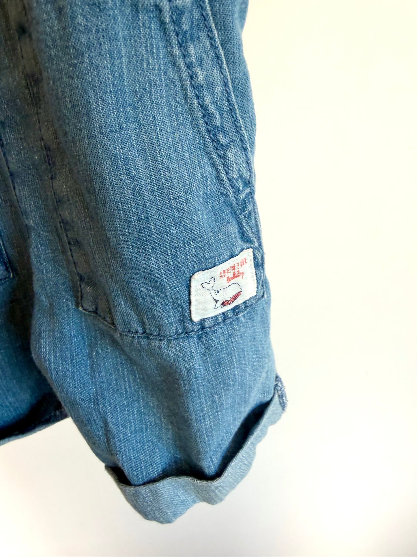 Denim Like Shorts Overalls / 12m