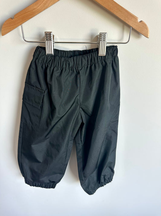 Oshkosh Black Rain Pants / 18m