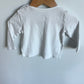 Hello White Long Sleeve Top / 9m