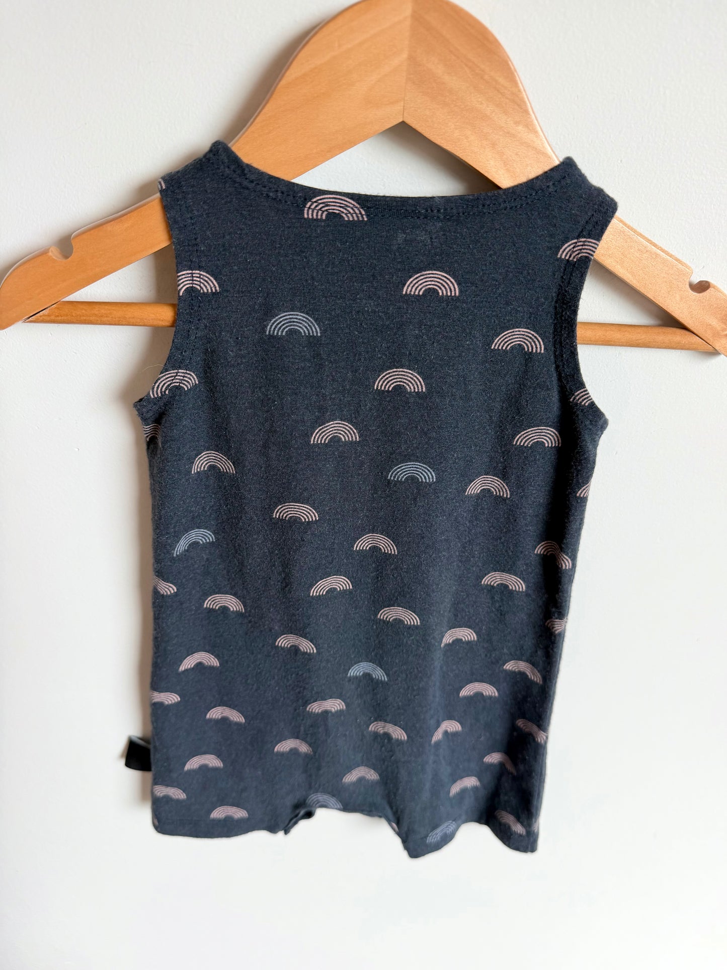 Rainbow Made in Canada Bamboo Romper / 12-18m