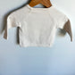Wrap Cream Face Top / 3-6m