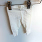 White Tapered Pants / 0-3m
