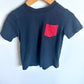 T-Shirt with Red Pocket / 3T