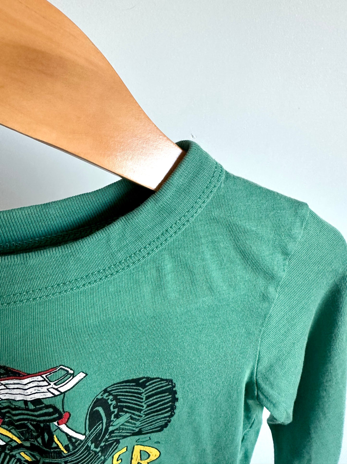 Green Monster Truck Long Sleeve Top / 3T