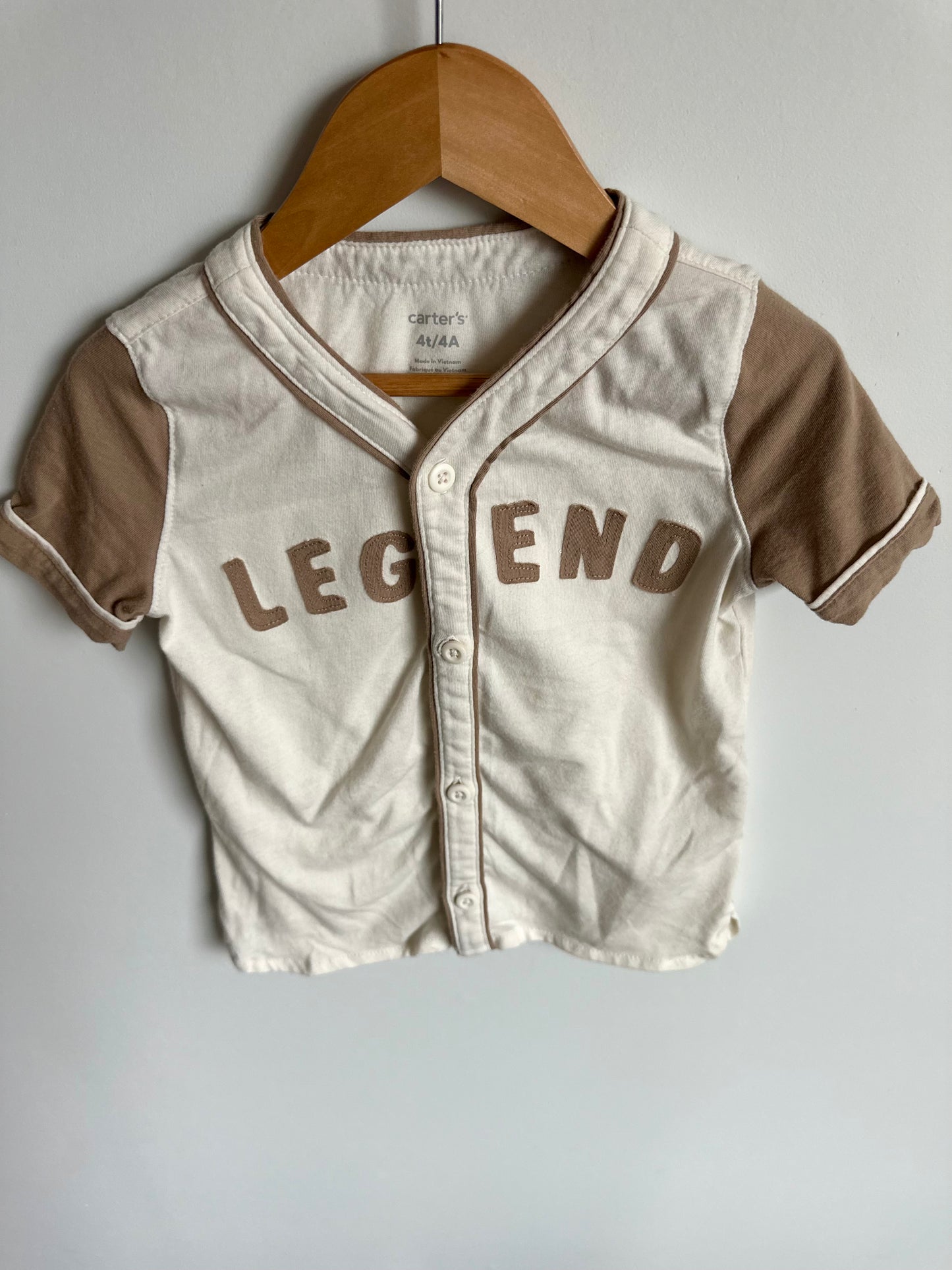 Legend Button T-Shirt / 4T