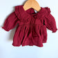 H&M Collared Rouge Organic Bodysuit Dress / 1-2m