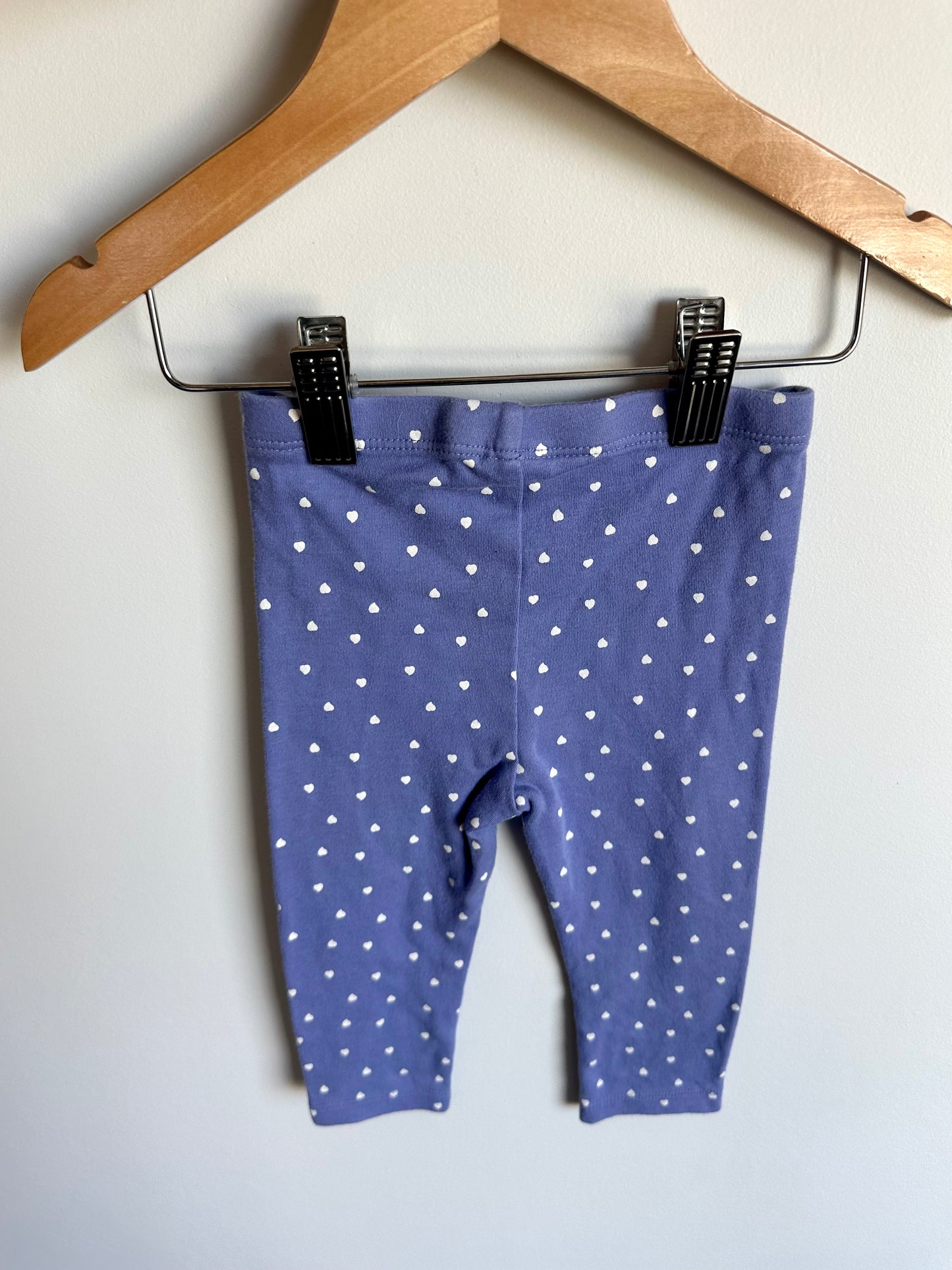 Pekkle Purple Heart Leggings / 12m