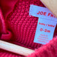 Red Knit Jumpsuit / 0-3m