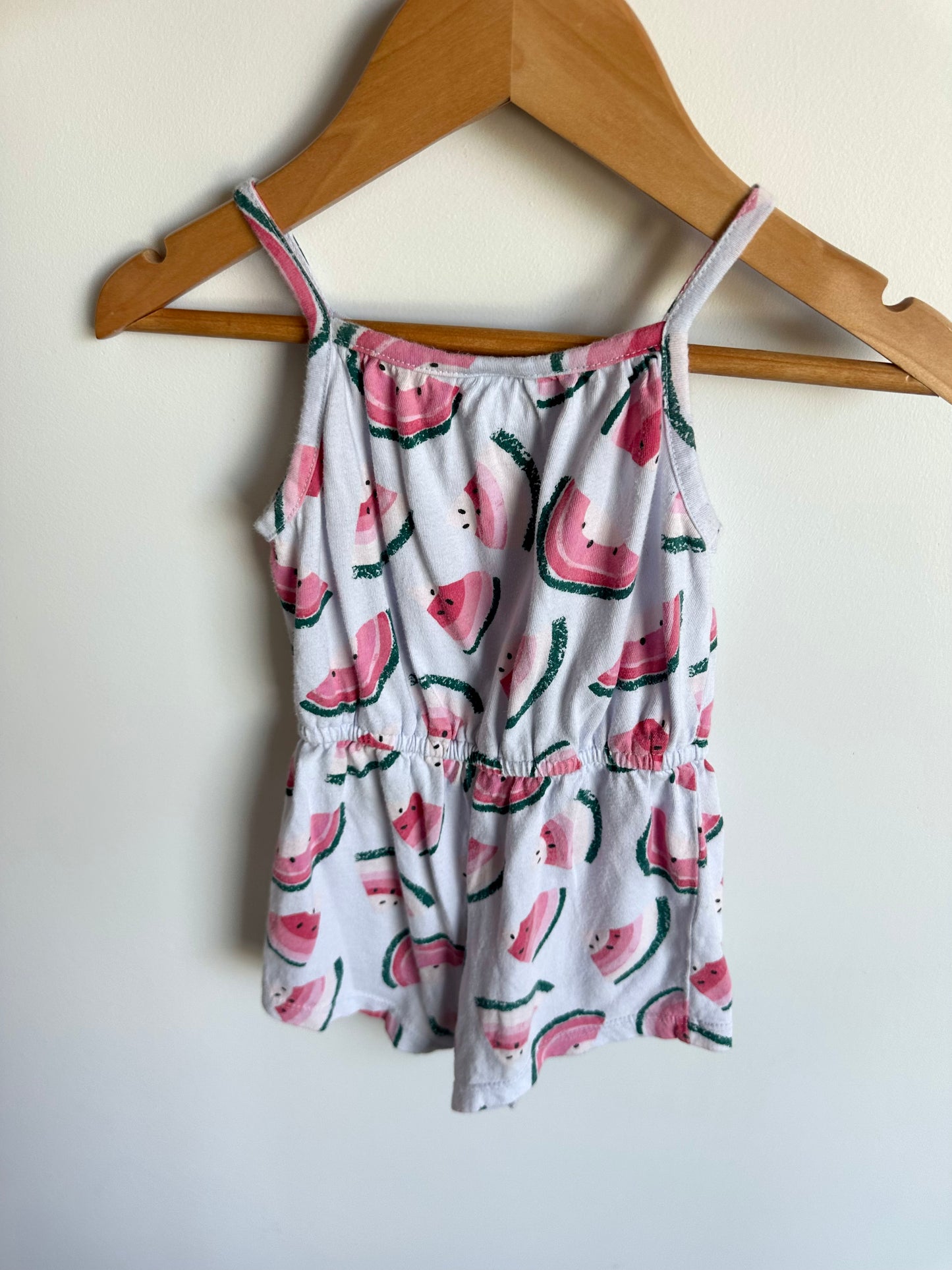 Watermelon Tank Romper / 12-18m