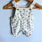 Newborn Organic Floral Cord Romper / 0m