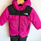 North Face Pink Snowsuit / 2T